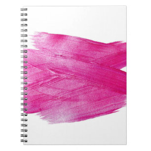 Shimmering Pink Foil: Watercolor Abstract Notebook