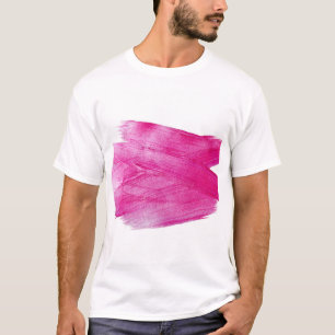Shimmering Pink Foil: Watercolor Abstract T-Shirt