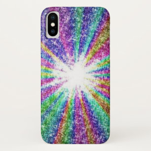 Shimmering rainbow lights "Apple iPhone X". iPhone X Case
