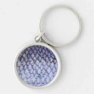 Shimmering Salmon Key Ring