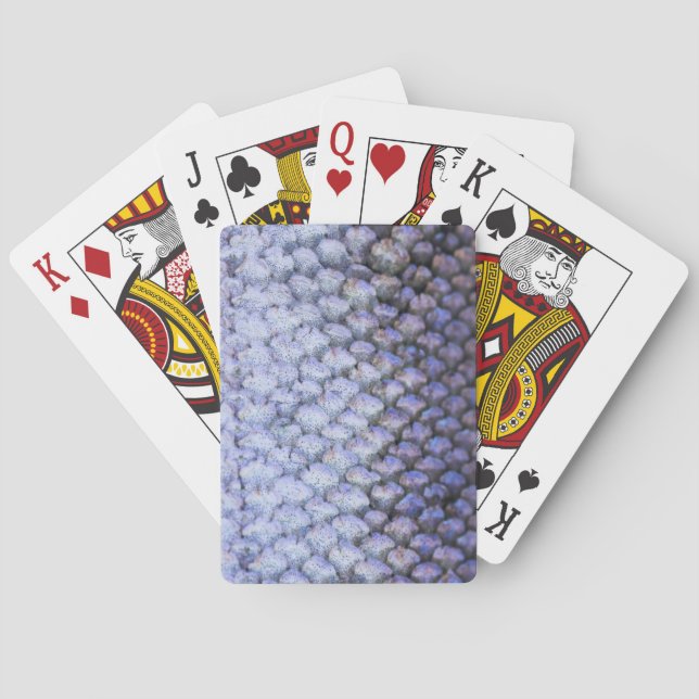 Shimmering Salmon Playing Cards (Back)