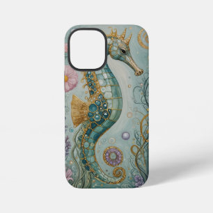 Shimmering Seahorse Sanctuary iPhone 12 Mini Case