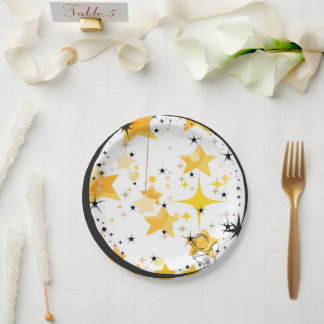 Shimmering Stars Paper Plate Craft