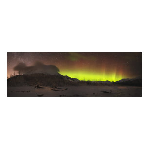 Shimmering Wall Aurora Photo Print