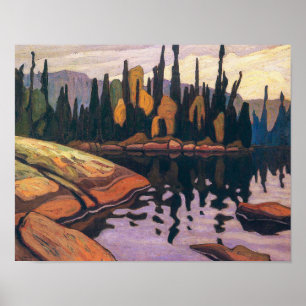 Shimmering Water Lawren Harris Poster