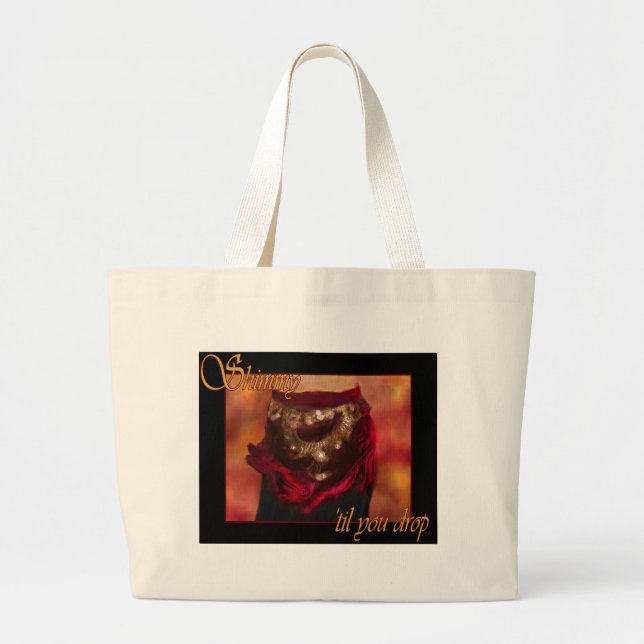 Shimmy 'til you drop belly dance Bag (Front)