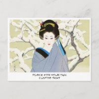 Shimura Tatsumi Two Subjects Japanese Women Snow