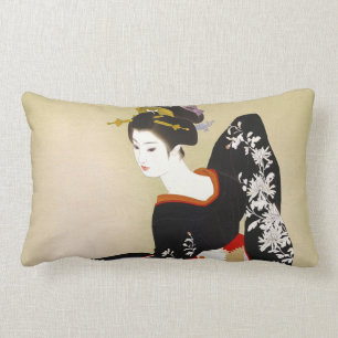 Shimura Tatsumi Two Subjects of Japanese Women Lumbar Cushion