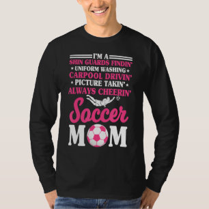 Shin Guard Supportive Cheering Soccer Team Sport M T-Shirt