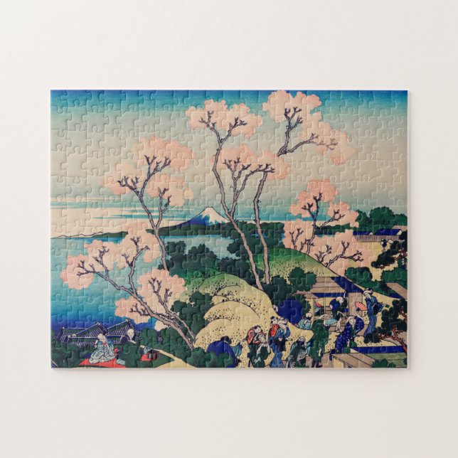Shinagawa on the Tokaido by Katsushika Hokusai Jigsaw Puzzle (Horizontal)