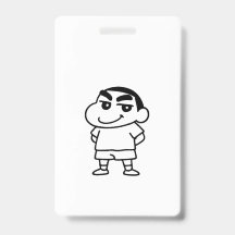 Shinchan Black and white
