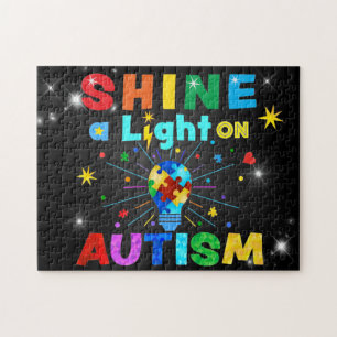 SHINE a Light on AUTISM Jigsaw Puzzle