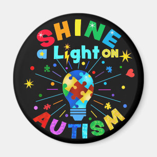 SHINE a Light on AUTISM Magnet