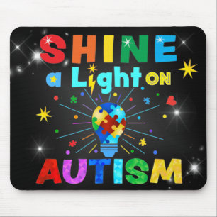 SHINE a Light on AUTISM Mouse Pad