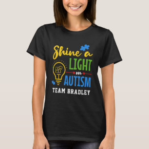 Shine A Light on Autism Personalised Team T-Shirt