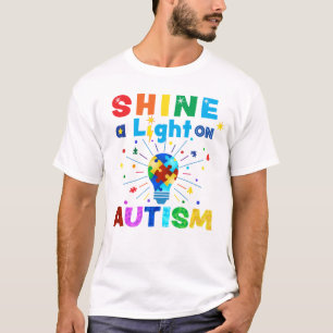 SHINE a Light on AUTISM T-Shirt
