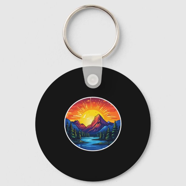 Shine Bright Like A Chromosome  Key Ring (Front)