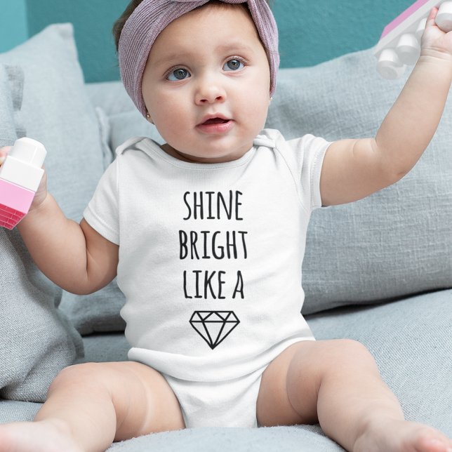Shine Bright Like a Diamond Baby Bodysuit (Creator Uploaded)