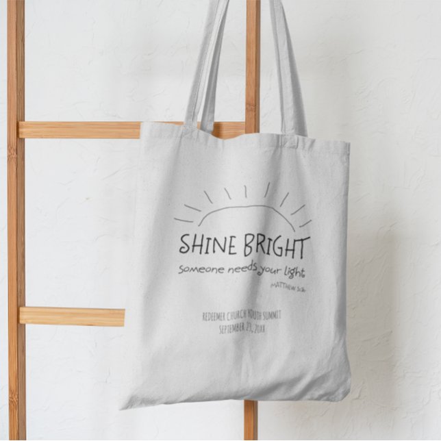 Shine Bright Tote Bag (Creator Uploaded)