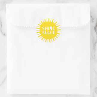 Shine Bright, Yellow Sun, Stickers