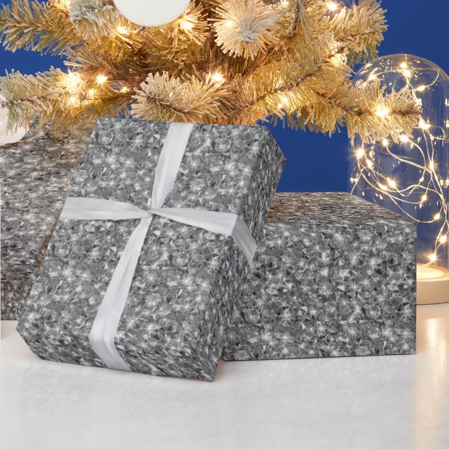 shine diamonds texture wrapping paper (Holidays)