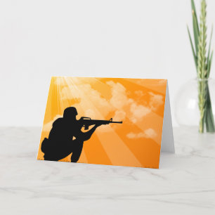 Shine down on Soldier Card
