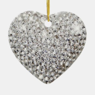 Shine heart adorn ceramic tree decoration