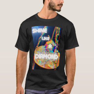 Shine Like a Diamond  Pattern T-Shirt