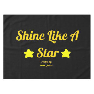 Shine Like A Star Cotton Tablecloth