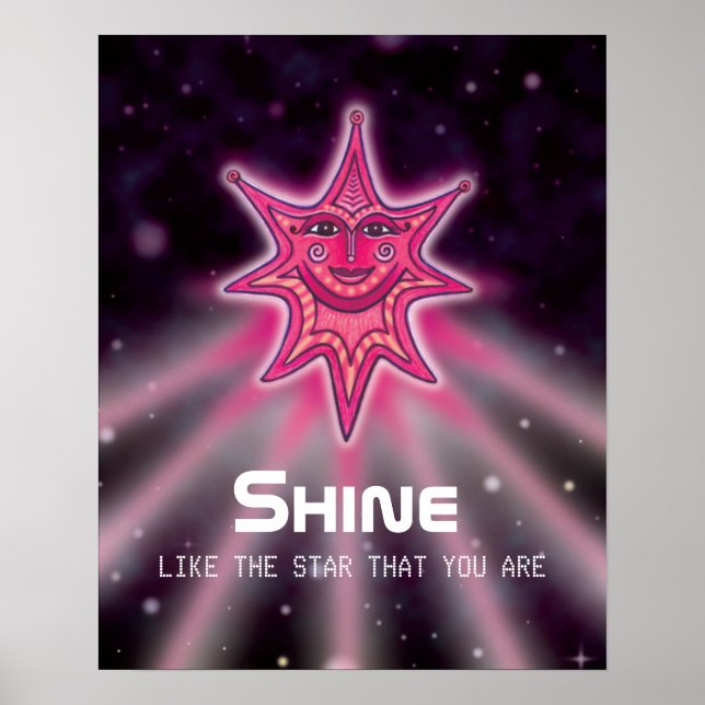 Shine Like A Star Poster (Front)