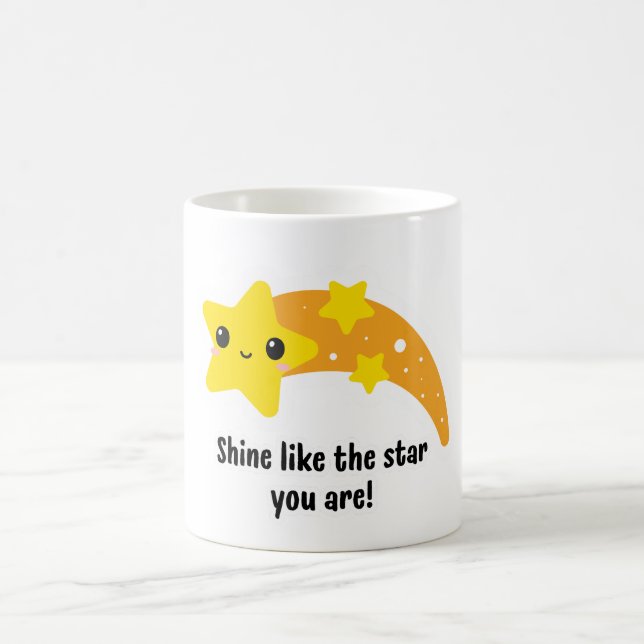 Shine Like the Star You Are! Cute Star Mug (Center)