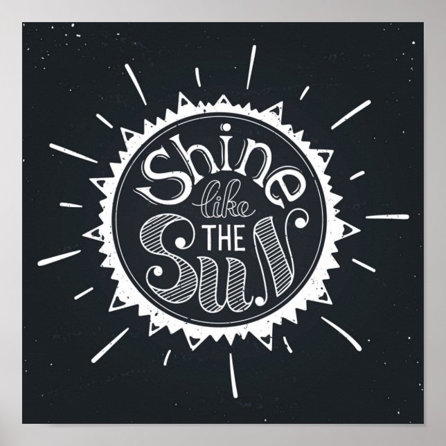 Shine Like The Sun Poster (Front)