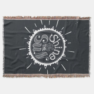 Shine Like The Sun Throw Blanket