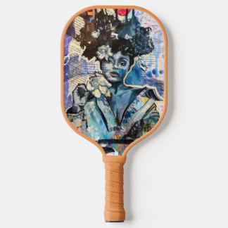 Shine Monogram Initial  Pickleball Paddle