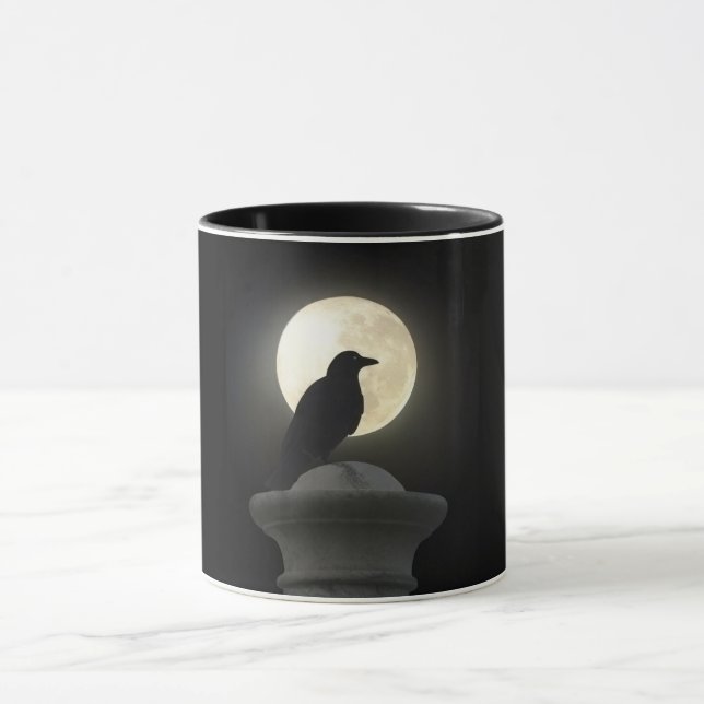 Shine Moon Crow Mug (Center)
