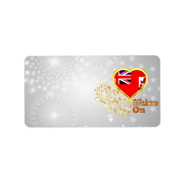 Shine On Bermuda Label (Front)