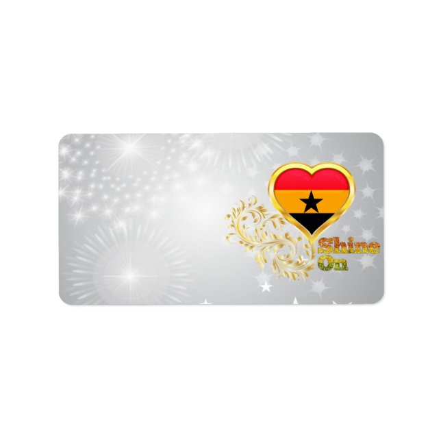 Shine On Ghana Label (Front)