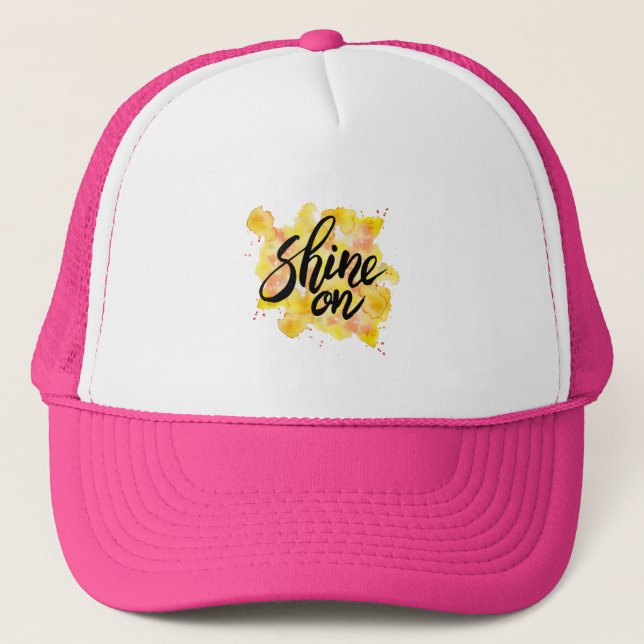 Shine On Graffiti Art Trucker Hat (Front)