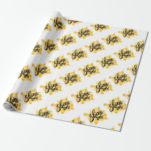 Shine On Graffiti Art Wrapping Paper