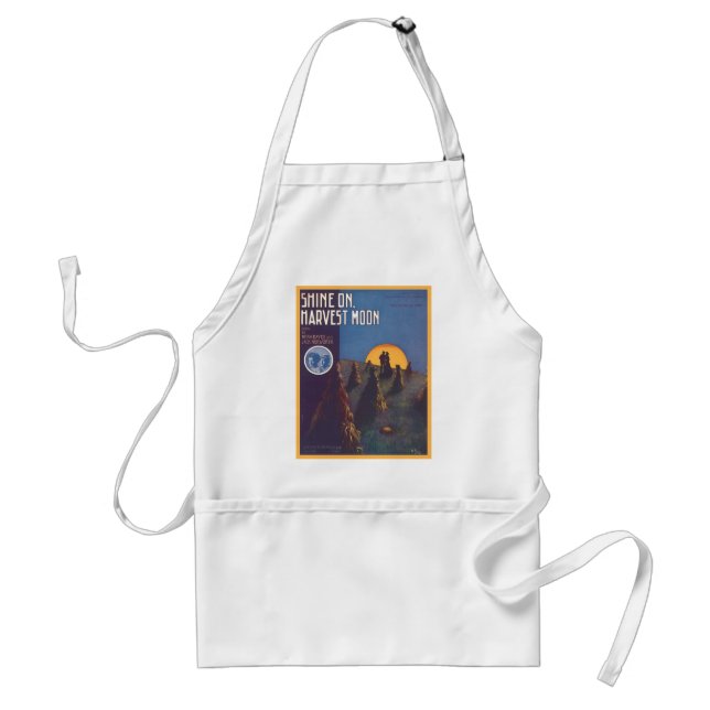 Shine On, Harvest Moon Songbook Cover Standard Apron (Front)
