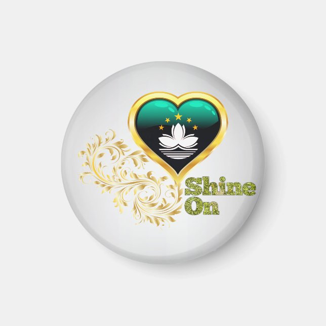 Shine On Macau Magnet (Front)