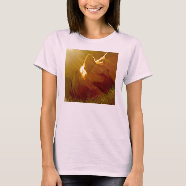 Shine On Me German Shepherd Black & Tan T-Shirt (Front)