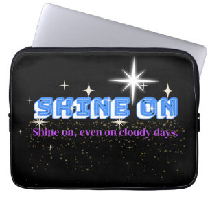 SHINE ON – Night Glow Star Edition 13" Laptop Sleeve