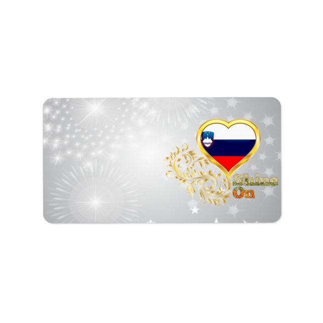 Shine On Slovenia Label (Front)
