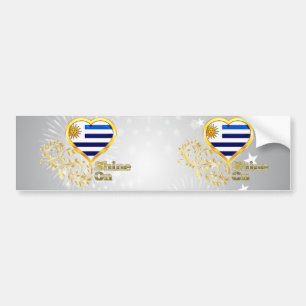 Shine On Uruguay Bumper Sticker