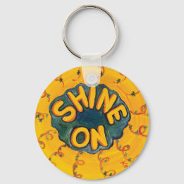 Shine on Yellow Key Chain
