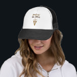 Shine On You Crazy Diamond Trucker Hat<br><div class="desc">"Shine On You Crazy Diamond " in a trendy brushstroke font in dark gold on a trucker hat.</div>