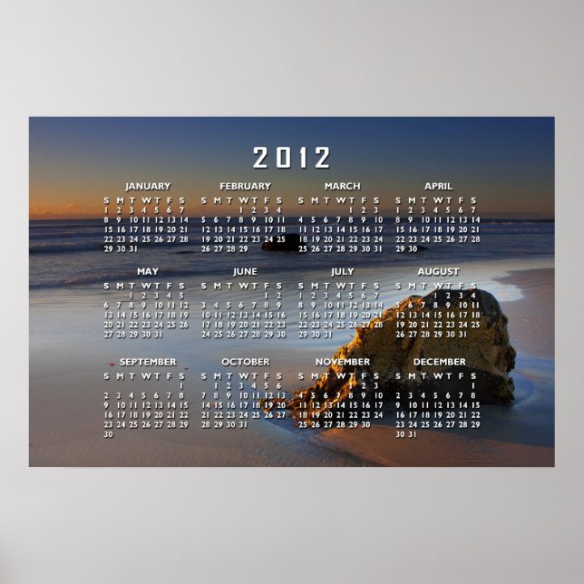 Shine On You Crazy Diamonds Calendar Poster (Front)
