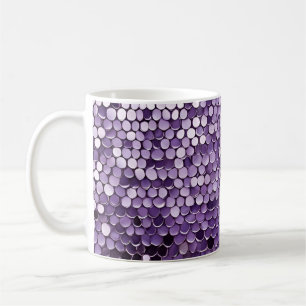 Shine Shine Purple Star AI art Coffee Mug