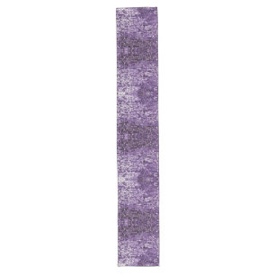 Shine Shine Purple Star AI art  Long Table Runner